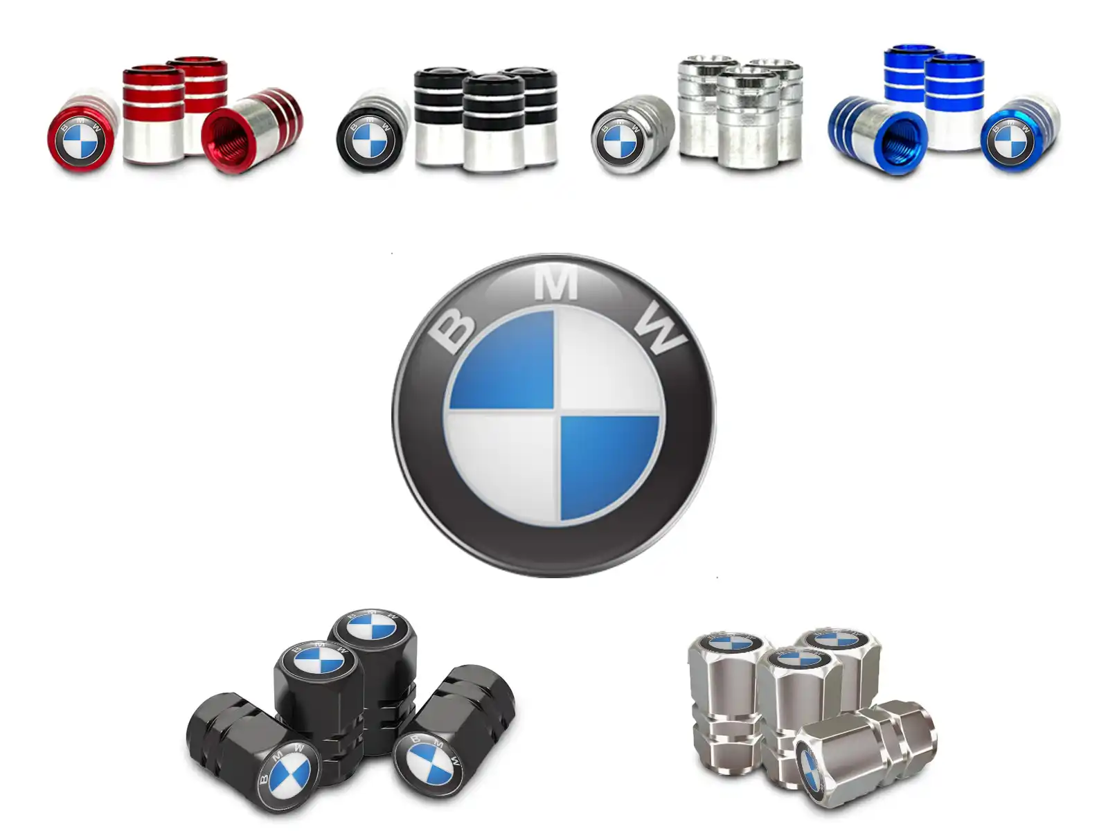 BMW Cubiertas De Válvula Bici Construcción Premium